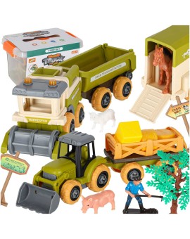 Farma traktor maszyny rolnicze ciągnik do skręcania zwierzęta wkrętarka