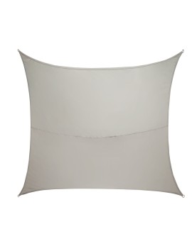 Żagiel przeciwsłoneczny LUARO ogrodowy tarasowy wodoodporny 4x3m prostokątny szary Kik Sp. z o. o. Sp. k. | Time- 2