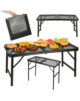 Stół stolik turystyczny LUARO kempingowy cateringowy składany 80 x 66 x 40 cm