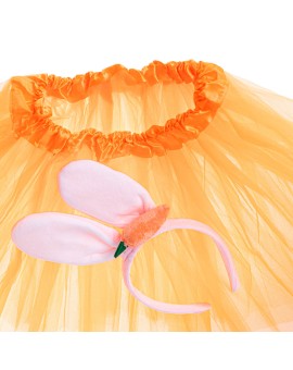 Kostium strój karnawałowy króliczek spódniczka tiulowa opaska marchewka Kik Sp. z o. o. Sp. k. | Time- 2