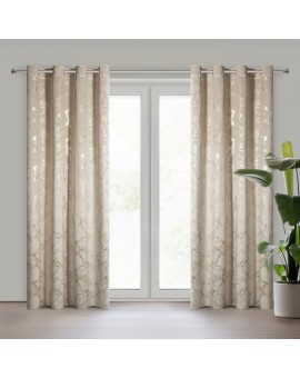 Zasłona Gotowa Raja 140 X 250 Cm Beżowy
