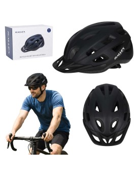 Kask rowerowy na rower RALLEX damski męski regulowany czarny L 58-62cm