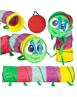 Namiot tunel dla dzieci ogrodowy tor samorozkładający do domu ogrodu duży składany gąsienica