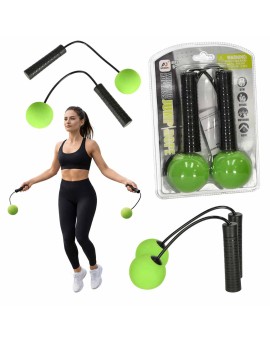 Skakanka bezprzewodowa bez linki crossfit trening cardio fitness z piłeczkami