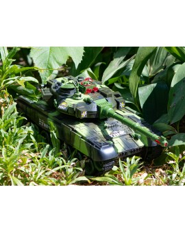 Czołg zdalnie sterowany na pilota RC War Tank 9993 2.4 GHz kamuflaż leśny