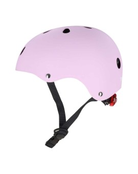 Kask rowerowy dla dziecka Trike Fix dziecięcy regulowany LED M 55-58cm fioletowy Kik Sp. z o. o. Sp. k. | Time- 2