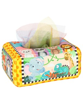 Sorter pudełko z chusteczkami sensoryczne montessori pluszowe cyfry litery Kik Sp. z o. o. Sp. k. | Time- 2