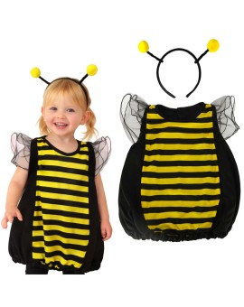 Kostium strój karnawałowy przebranie pszczółka pszczoła opaska 2 el rozmiar S