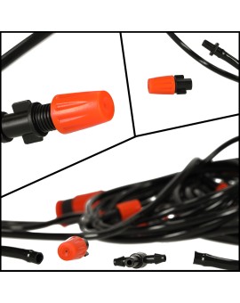 Zraszacz ogrodowy kurtyna wodna mgiełka system nawadniania 20m Kik Sp. z o. o. Sp. k. | Time- 2