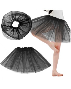 Spódniczka tiulowa tutu kostium strój karnawałowy przebranie czarna