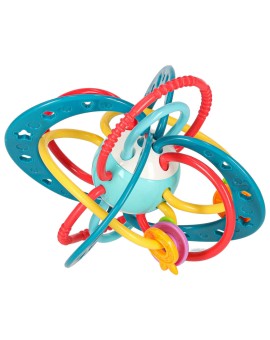 Gryzak grzechotka sensoryczna dla malucha turkusowa Kik Sp. z o. o. Sp. k. | Time- 2