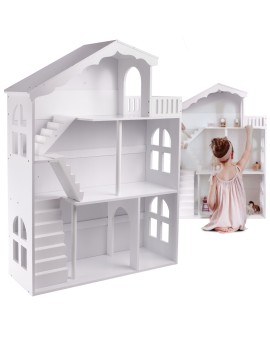 Regał na książki dla dzieci półka domek na zabawki 2w1 LULILO CALLA 116cm XXL