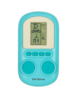 Gra zręcznościowa elektroniczna konsola retro gierka przenośna kieszonkowa niebieska Kik Sp. z o. o. Sp. k. | Time- 2