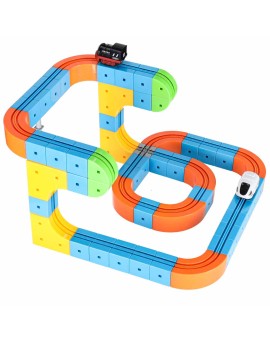 Klocki magnetyczne konstrukcyjne tor wyścigowy pociągi 101 elementów Kik Sp. z o. o. Sp. k. | Time- 2