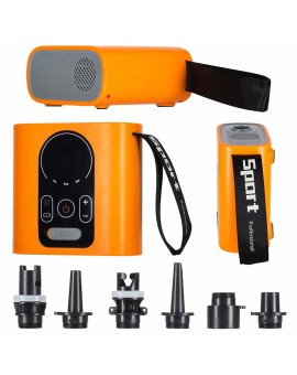 Pompka elektryczna samochodowa do deski SUP 22 PSI 140W, System Auto-off, mocna, kompaktowa i lekka