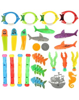 Zabawki do basenu wody do nurkowania wyławiania zestaw 27 elementów Kik Sp. z o. o. Sp. k. | Time- 2
