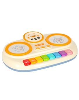 Pianinko organki interaktywne dla dzieci edukacyjne beżowe Kik Sp. z o. o. Sp. k. | Time- 2