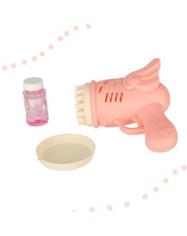 Pistolet do baniek mydlanych bańki mydlane ze skrzydłami różowy Kik Sp. z o. o. Sp. k. | Time- 2