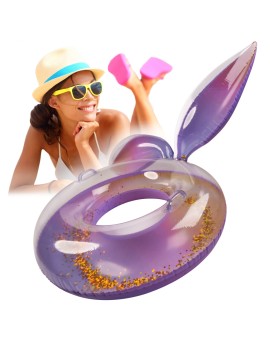 Kółko do pływania koło dmuchane syrena z brokatem galaxy 94 cm XXL max 60kg