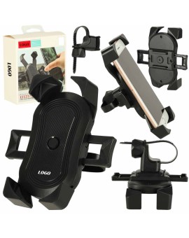 Uchwyt rowerowy na telefon do roweru motocyklowy hulajnogi wózka C51 solidny mocny