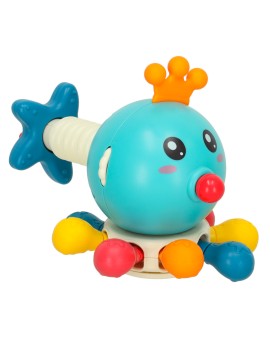 Zabawka sensoryczna gryzak dla niemowląt ośmiornica Bibi-inn niebieska Kik Sp. z o. o. Sp. k. | Time- 2
