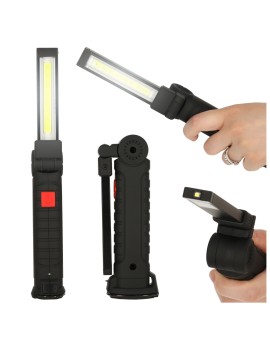 Latarka warsztatowa USB COB magnes akumulator