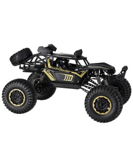 Samochód zdalnie sterowany 2,4GHz 1:8 51cm metal czarny Kik Sp. z o. o. Sp. k. | Time- 2