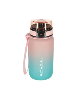 Butelka na wodę bidon z ustnikiem sportowy BPA FREE 600ml różowo-niebieski Kik Sp. z o. o. Sp. k. | Time- 2