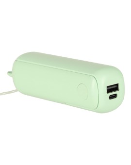 Wiatrak biurkowy wentylator mini ręczny składany wiatraczek przenośny USB zielony Kik Sp. z o. o. Sp. k. | Time- 2