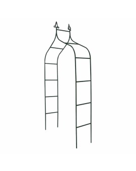 Pergola ogrodowa LUARO metalowa łuk z grotami na róże kwiaty pnącza 265 cm Kik Sp. z o. o. Sp. k. | Time- 2
