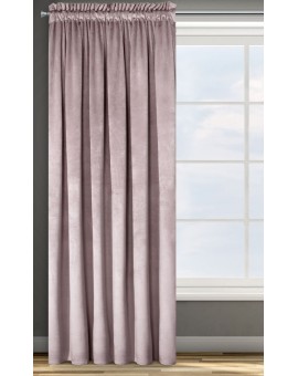 Zasłona Gotowa D91 Rosa Na Taśmie 140x270 Cm Pudrowy Eurofirany | Time4house - 2