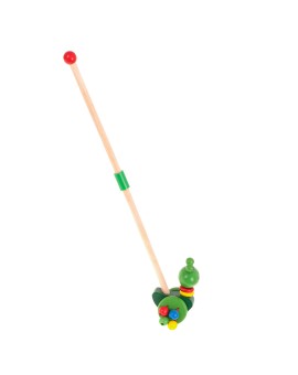 Pchacz na kiju żabka spacerowa drewniana Kik Sp. z o. o. Sp. k. | Time- 2