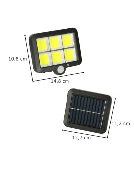 Lampa solarna czujnik ruchu i zmierzchu 120 LED Kik Sp. z o. o. Sp. k. | Time- 2