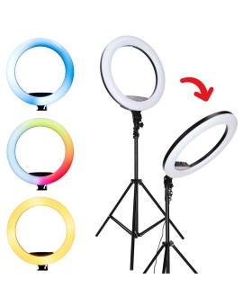 Lampa pierścieniowa do selfie LED RGB