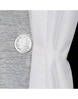 Zestaw 2 sztuk upinaczy do zasłon dekoracyjnych z magnesem Eurofirany | Time- 2