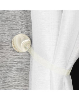 Zestaw 2 sztuk upinaczy do zasłon dekoracyjnych z magnesem Eurofirany | Time- 2