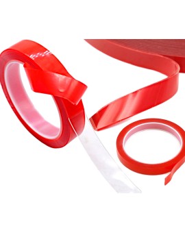 Taśma dwustronna samoprzylepna akrylowa montażowa transparentna mocna 10mm x 3m