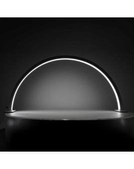 Lampa kosmetyczna LED bezcieniowa biurkowa do manicure paznokci łuk czarna Kik Sp. z o. o. Sp. k. | Time- 2
