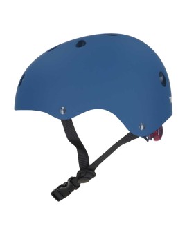 Kask rowerowy dla dziecka Trike Fix dziecięcy regulowany LED M 55-58cm granatowy Kik Sp. z o. o. Sp. k. | Time- 2