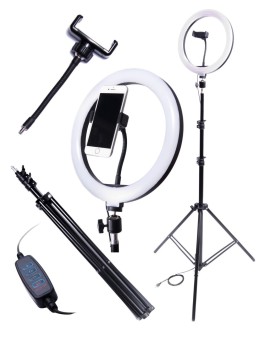 Lampa pierścieniowa 60W RING LED selfie makijaż