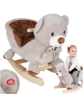 Miś na biegunach bujak pluszowy z miękkim siedziskiem