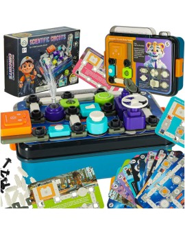 Mały elektryk elektronik zestaw edukacyjny 45 elementów + 12 kart