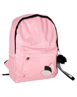 Plecak szkolny młodzieżowy jednokomorowy różowy Kik Sp. z o. o. Sp. k. | Time- 2