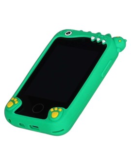 Telefon smartfon dla dzieci aparat kamera karta 8GB zielony dinozaur Kik Sp. z o. o. Sp. k. | Time- 2