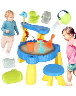 Stolik wodny tor do piasku i wody dwa poziomy akcesoria