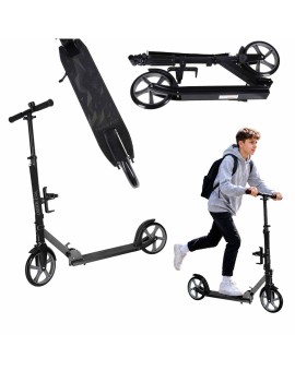 Hulajnoga miejska Trike Fix składana koła 200mm czarno-szara