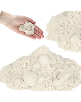 Piasek sensoryczny dla dzieci 1kg w woreczku biały