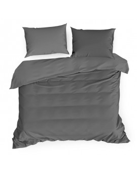 Komplet Pościeli Nova3 140x200 Cm, 1 Szt. 70x80 Cm Stalowy Eurofirany | Time4house - 2
