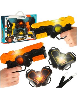 Paintball laserowy pistolet x 2 + tarcza interaktywna x 2 LASER TAG