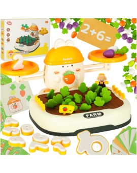 Gra planszowa zręcznościowa marchewkowe pole familijna gra dla dzieci